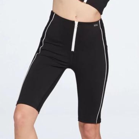 DSG Pants - NWT DSG X TWITCH + ALLISON Women's High Rise Zip Front Cropped Tights